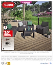 Promos Meuble Salon dans le catalogue "PROFITER ENFIN DE SON JARDIN : PLANTATIONS" de Carrefour à la page 2