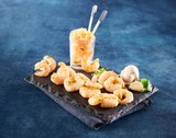 CREVETTES DÉCORTIQUÉES CUITES RÉFRIGÉRÉES MARINÉES AIL ET FINES HERBES - AUCHAN en promo chez Auchan Hypermarché Pontault-Combault à 3,99 €