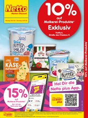 Netto Marken-Discount Treffurt Prospekt der aktuellen Woche, gültig von 20.07.2026 bis 25.07.2026 Aktueller Netto Marken-Discount Treffurt Prospekt "10% auf Molkerei-Produkte" mit 2 Seiten