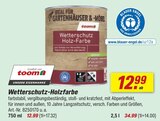 Wetterschutz-Holzfarbe Angebote von toom bei toom Baumarkt Pforzheim für 12,99 €
