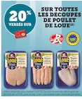 Promo 20% versés sur ma carte bi1 toutes les découpes de poulet de Loué à  dans le catalogue Bi1 à Louhans