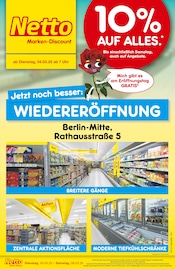 Aktueller Discounter Prospekt von Netto Marken-Discount, Wiedereröffnung - 10% AUF ALLES., gültig von 04.03.2025 bis 08.03.2025 