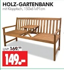 HOLZ-GARTENBANK im Angebot bei Wreesmann in Dessau-Roßlau HOLZ-GARTENBANK Angebote bei Wreesmann Dessau-Roßlau für 149,00 €