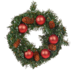 Couronne décorée en promo chez Gifi Couronne décorée dans le catalogue Gifi