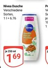 Dusche im Angebot bei GLOBUS in Weinheim Dusche Angebote von Nivea bei GLOBUS Weinheim für 1,69 €