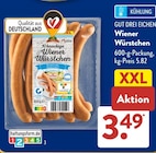 Aktuelle Wiener Würstchen Angebote bei ALDI SÜD in Stuttgart Aktuelles Wiener Würstchen Angebot bei ALDI SÜD in Stuttgart ab 3,49 €