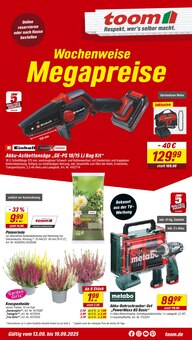 toom Baumarkt Prospekt der Woche "Respekt, wer's selber macht." Seite 1, 13.09.2025 bis 19.09.2025 für Riedstadt Aktueller toom Baumarkt Prospekt "Respekt, wer's selber macht." Seite 1 von 10 Seiten für Riedstadt
