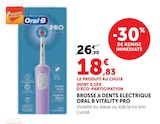 Brosse à dents électrique - Oral B - U Express à Créteil Brosse à dents électrique - Oral B en promo chez U Express Créteil à 18,83 €