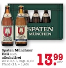 Spaten Münchner Hell Angebote von Spaten bei E center Rastatt für 13,99 €