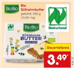 Bio Süßrahmbutter von BioBio für 3,49 € bei Netto Marken-Discount im Angebot Bio Süßrahmbutter von BioBio im aktuellen Netto Marken-Discount Prospekt