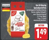 Speisekartoffeln im Angebot bei EDEKA in Weimar Speisekartoffeln Angebote von Gut & Günstig bei EDEKA Weimar für 1,49 €