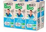 Lait uht demi-écrémé bio - MERCI - Intermarché à Nîmes Lait uht demi-écrémé bio - MERCI en promo chez Intermarché Nîmes à 7,32 €