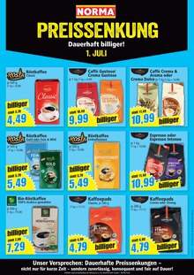 Kaffeepads im aktuellen Norma Prospekt (Lübeck) Kaffeepads im Norma Prospekt "Mehr fürs Geld" mit 29 Seiten (Lübeck)