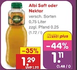Saft oder Nektar im Angebot bei Netto Marken-Discount in Delmenhorst Saft oder Nektar Angebote von Albi bei Netto Marken-Discount Delmenhorst für 1,11 €