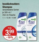 Shampoo Angebote von head&shoulders bei V-Markt Regensburg für 3,99 €