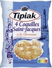 Coquilles Saint-Jacques à la Bretonne surgelées - TIPIAK dans le catalogue Géant Casino