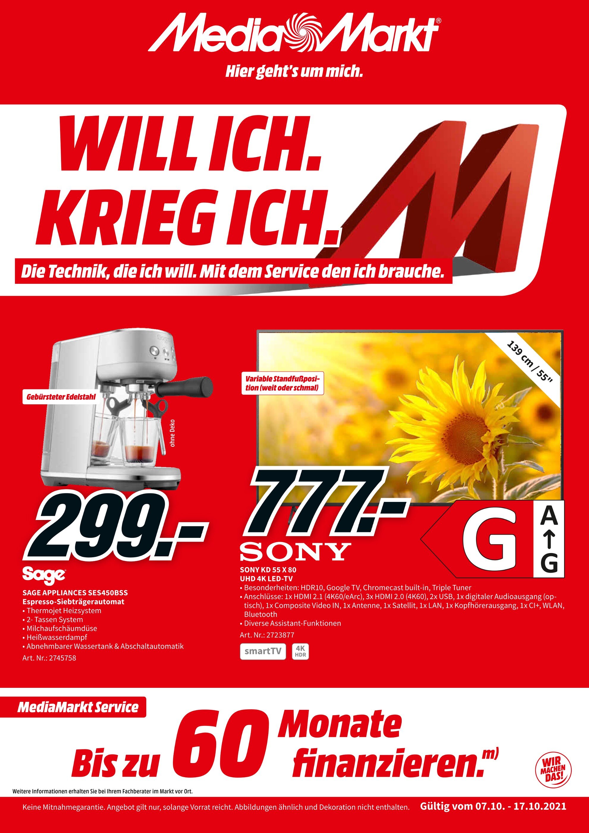 Media-Markt Prospekt für Stuttgart mit 8 Seiten Media-Markt Prospekt für Stuttgart: "Aktuelle Angebote", 8 Seiten, 08.10.2021 - 17.10.2021