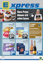 E xpress Prospekt: "Wir lieben Lebensmittel.", 4 Seiten, 19.10.2026 - 24.10.2026