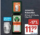 Kräuterlikör von Jägermeister im aktuellen ALDI SÜD Prospekt für 11,99 €