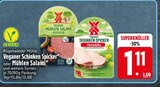 Veganer Schinken Spicker oder Mühlen Salami von Rügenwalder Mühle im aktuellen EDEKA Prospekt für 1,11 €