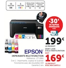 Imprimante multifonction EcoTank ET-2861 - EPSON en promo chez Hyper U Angers à 169,00 €