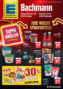 Aktueller EDEKA Prospekt (Rudolstadt, 2 Seiten zum blättern EDEKA Prospekt JEDE WOCHE SPARVORTEILE mit 2 Seiten