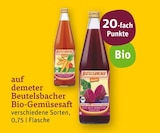 Aktuelles Beutelsbacher Bio-Gemüsesaft Angebot bei tegut in Erlangen