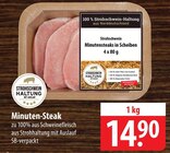 Strohschwein Minutensteaks in Scheiben Angebote bei famila Nordost Langenhagen für 14,90 €