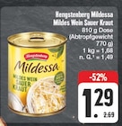 Mildessa Mildes Wein Sauer Kraut Angebote von Hengstenberg bei EDEKA Bamberg für 1,29 €