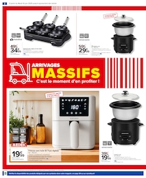 Prix et réduction Cuiseur Riz dans le prospectus Carrefour en cours Offre Cuiseur Riz dans le catalogue Carrefour du moment à la page 4