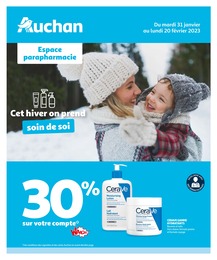 Prospectus Auchan Hypermarché "Cet hiver, on prend soin de soi", 6 pages, 31/01/2023 - 20/02/2023