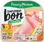 Jambon Simplement Bon - FLEURY MICHON en promo chez Super U Jambon Simplement Bon - FLEURY MICHON dans le catalogue Super U