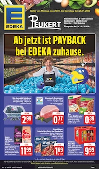 EDEKA Prospekt Wir lieben Lebensmittel! mit  Seiten in Weidenberg und Umgebung