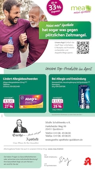 mea - meine apotheke Prospekt Unsere April-Angebote mit 4 Seiten