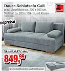 Aktuelles Dauer-Schlafsofa Calli Angebot bei Die Möbelfundgrube in Mainz ab 849,99 €