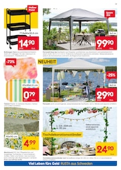 Partyzelt im Rusta Prospekt in Jena Aktueller Rusta Prospekt mit Partyzelt, "Willkommen zu Hause in Schweden!", Seite 13