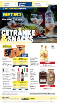 METRO Prospekt Wochenangebote Getränke & Snacks mit 50 Seiten