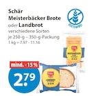 Meisterbäcker Brote von Schär im aktuellen V-Markt Prospekt für 2,79 €