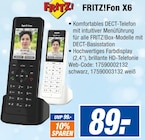 Telefon Fon X6 Angebote von FRITZ! bei HEM expert Ludwigsburg für 89,00 €