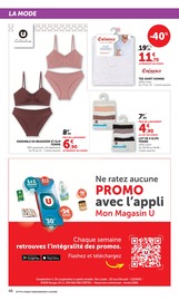Promos Lingerie Femme dans le catalogue "SUPER U" de Super U Lingerie Femme en promo dans le catalogue Super U à la page 46