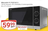 Mikrowelle YC-PS201AE-S Angebote von Sharp bei GLOBUS Leipzig für 59,99 €