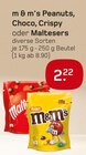 Peanuts, Choco, Crispy oder Maltesers Angebote von m & m's bei Akzenta Remscheid für 2,22 €