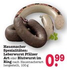 Leberwurst Pfälzer Art Angebote bei E center Wiesbaden für 0,99 €