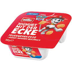 Joghurt mit der Ecke