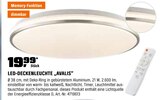 Led-Deckenleuchte „Avalis“  im aktuellen OBI Prospekt für 19,99 €