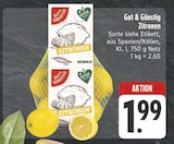 EDEKA Theisseil - Zitronen Angebot im Prospekt Zitronen bei EDEKA im Theisseil Prospekt für 1,99 €