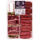 Plateau grill avec brochettes de porc, chipolatas et merguez Carrefour Le Marché - Carrefour Market à Lanester Plateau grill avec brochettes de porc, chipolatas et merguez Carrefour Le Marché en promo chez Carrefour Market Lanester à 7,49 €