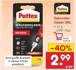 Sekundenkleber XXL im Angebot bei Netto Marken-Discount in Heilbronn Sekundenkleber XXL Angebote von Pattex bei Netto Marken-Discount Heilbronn für 2,99 €