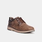 Derbies à lacets effet similicuir marron homme à 13,79 € dans le catalogue La Halle