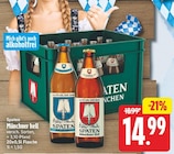 Münchner hell von Spaten für 14,99 € bei E center im Angebot Münchner hell von Spaten im aktuellen E center Prospekt